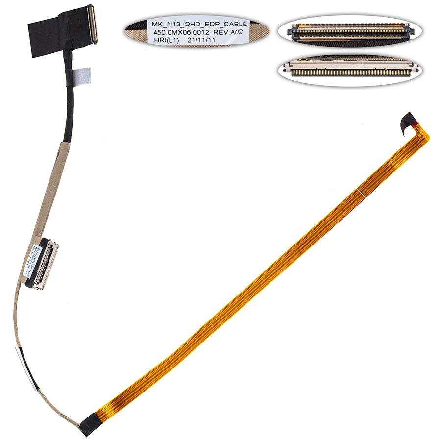 Шлейф матриці для ноутбука DELL (5310,5315,5318,5300) QHD 40 0.4 (450.0mx06.0012), фото 1