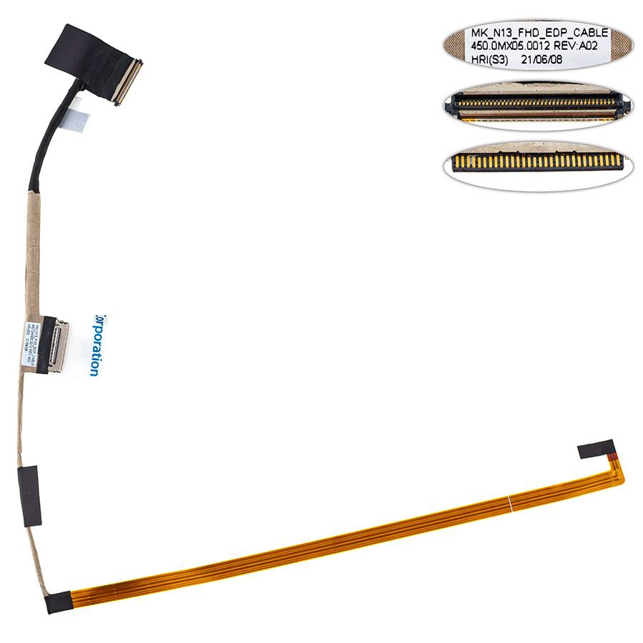 Шлейф матриці для ноутбука DELL (5310,5315,5318,5300) QHD 30 0.4 (450.0mx05.0012), фото 1