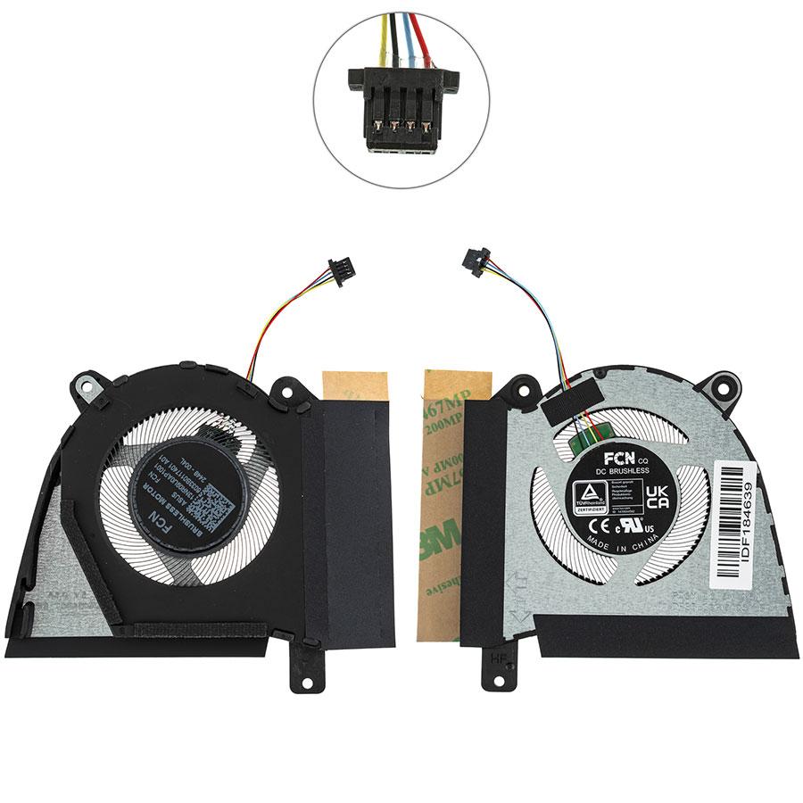 Оригінальний вентилятор для ноутбука Asus ROG Zephyrus (GA402RJ, GA402RK) GPU FAN 2, фото 1