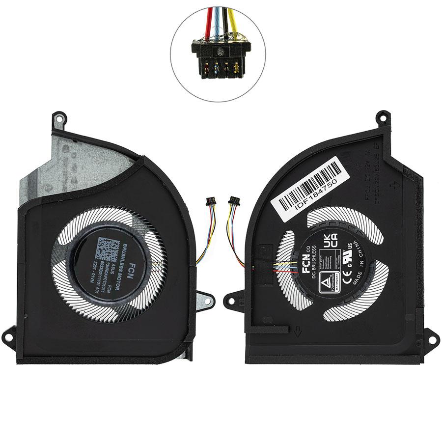 Оригінальний вентилятор для ноутбука Asus (NR2203RM, NR2203RE, NR2203RW) 12V, GPU FAN, фото 1