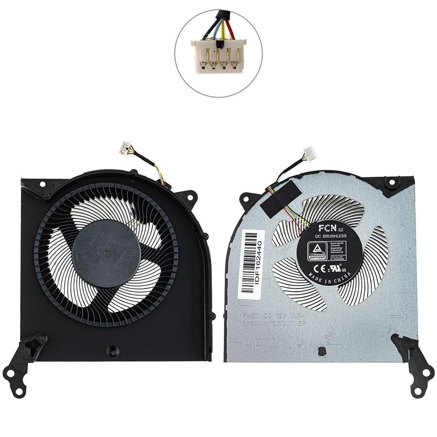 Оригінальний вентилятор для ноутбука LENOVO Legion 5-15ARH05H, 5P-15ARH05H 12V (СPU) (5H40S20132), фото 1