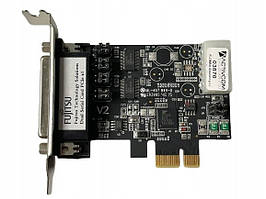 Контролер PCI-e x1 to LPT (DB25F) Fujitsu ML-407 94V-0 б/в
