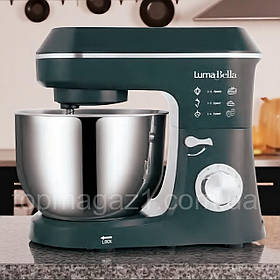 Кухонний комбайн тістоміс 6.2 л LumaBella 1800 Вт з чашею з нержавіючої сталі на 6 швидкостей