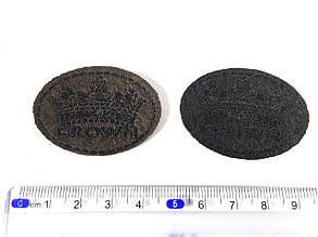 Нашивка crown колір коричневий 45х32 мм, фото 4
