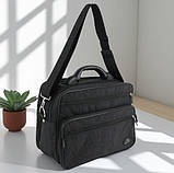 Велика чоловіча сумка через плече та для носіння в руці (202653), фото 2