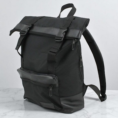 Чорний рюкзак Rolltop з відсіком під ноутбук (201191), фото 1