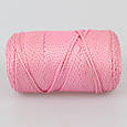 Шнур поліестеровий 2 мм, Premium Yarn Makrome Lux, Рожевий No816, фото 2