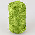 Шнур поліестеровий 2 мм, Premium Yarn Makrome Lux, Авокадо No809, фото 2