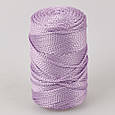 Шнур поліестеровий 2 мм, Premium Yarn Makrome Lux, Бузок No823, фото 2
