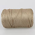 Шнур поліестеровий 2 мм, Premium Yarn Makrome Lux, Лате No849, фото 2