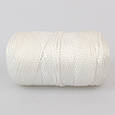 Шнур поліестеровий 2 мм, Premium Yarn Makrome Lux, Білий No801, фото 2