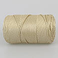 Шнур поліестеровий 2 мм, Premium Yarn Makrome Lux, Світлий беж No805, фото 2