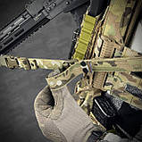 Ремінь збройовий одно/двоточковий RAGNAROK "ODIN" Gen.II carbine Мультикам, фото 6