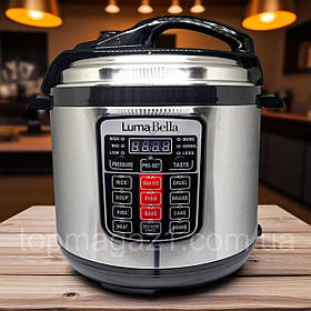 Мультиварка 6 л Luma Bella 1000 Вт пароварка з антипригарною чашею і таймером