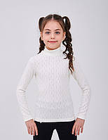 Детский гольф (водолазка) для девочки | Размер: от 116 см до 140 см | Вязанный трикотаж | 70% вискоза |