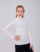 Детский гольф (водолазка) для девочки | Размер: от 146 см до 164 см | Вязанный трикотаж | 70% вискоза |