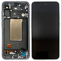 Дисплей (екран) Samsung Galaxy A56 5G A566 з тачскріном (оригинал 100% Service Pack з сірою рамкою)