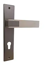 Ручка на планці під циліндр Jorge Асюде міжвісь 85мм сатин- антрацит