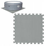 Модульна підстилка для басейну (пазл) Bestway 58639, 50×50 см, 9 шт, сіра, фото 5