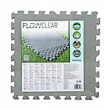 Модульна підстилка для басейну (пазл) Bestway 58639, 50×50 см, 9 шт, сіра, фото 6