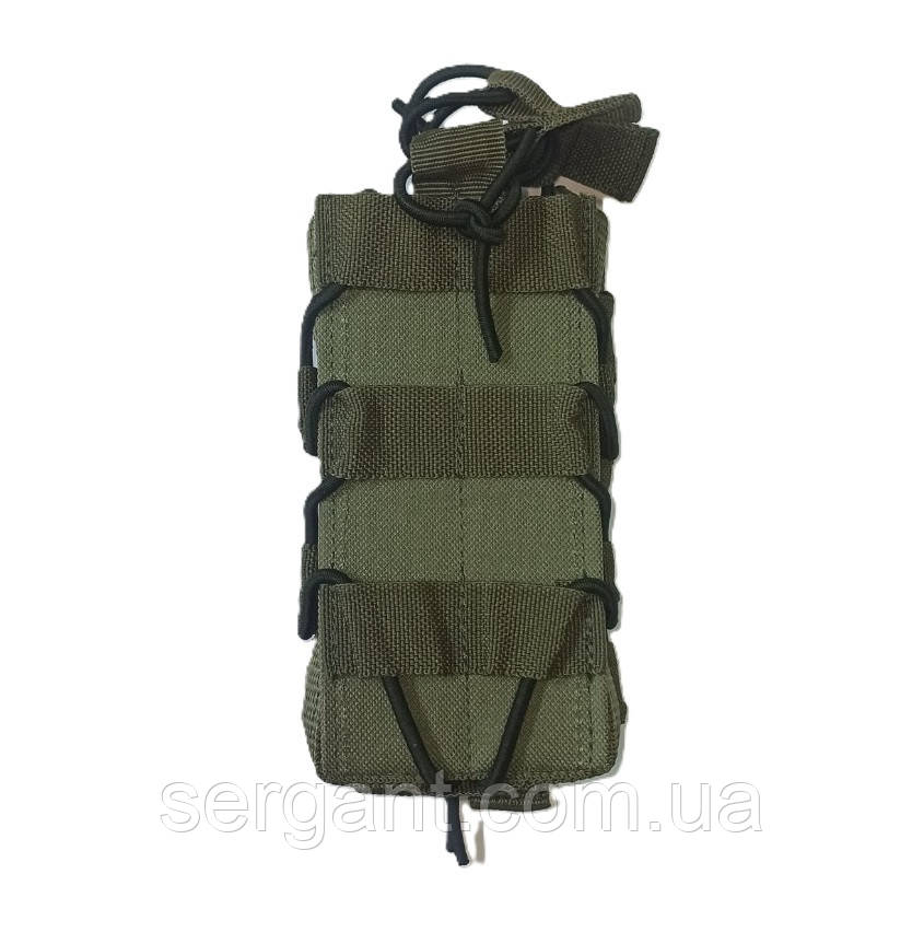 Підсумок MOLLE для двох магазинів АК Олива, фото 1