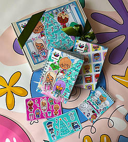 Новорічний бокс альбом Тока Бока Казковий новий рік