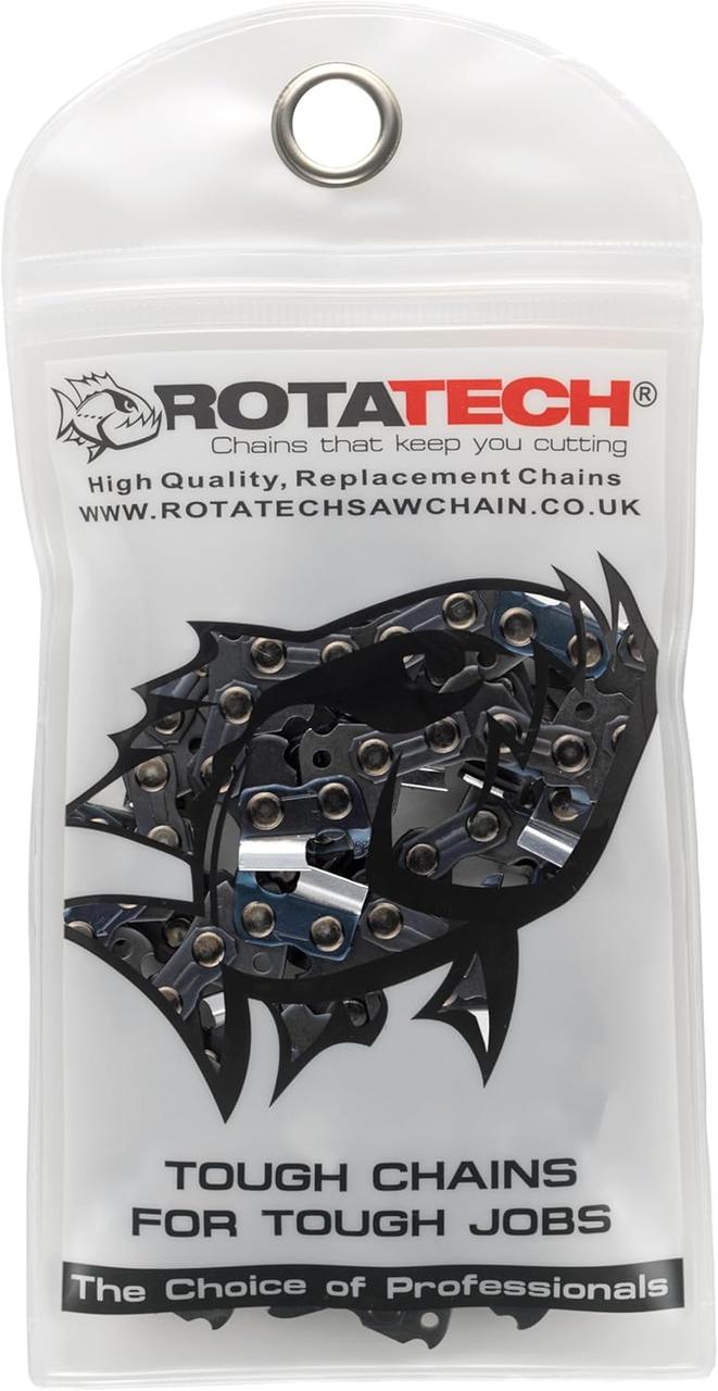 Ланцюг для пили Rotatech 16 дюймів Ланцюг 3/8" 1,3 мм 55 ланок для стрижня 40 см Підходить для Stihl MS181 Сумісний з Oregon 36360, фото 1