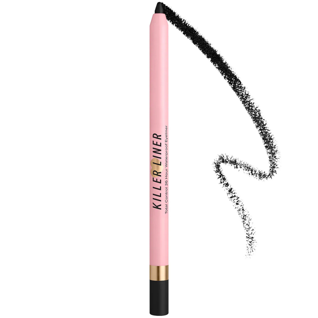 Гелевий водостійкий чорний олівець для очей Too Faced Killer Liner 36 Hour Black без коробки 1.2 г