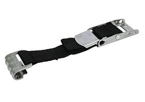 Замок (кламра) з плоским гачком (нерж)