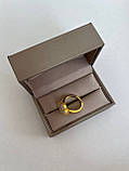 Кільце Van Cleef позолота 18 К/кільце конюшина біле в золоті, фото 6