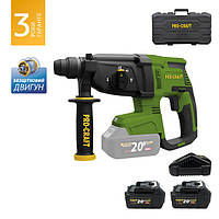 Перфоратор аккумуляторный Procraft PHA40 Кейс (с 2 акб и ЗП)