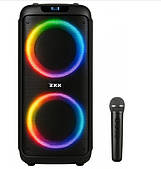 Акустична Bluetooth-колонка ZXX BIG Потужність 1000 Вт, з мікрофоном підлогова 25х56х24см, чорна ZX 5504