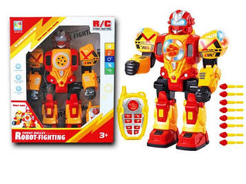 Дитячий робот на радіокеруванні KD-8811A зі звуком і світлом  Жовтий