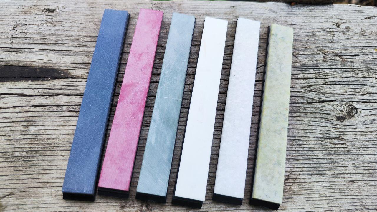 Набір природних точильних каменів (1500/3000/5000/6000/8000/10000 GRIT), фото 1