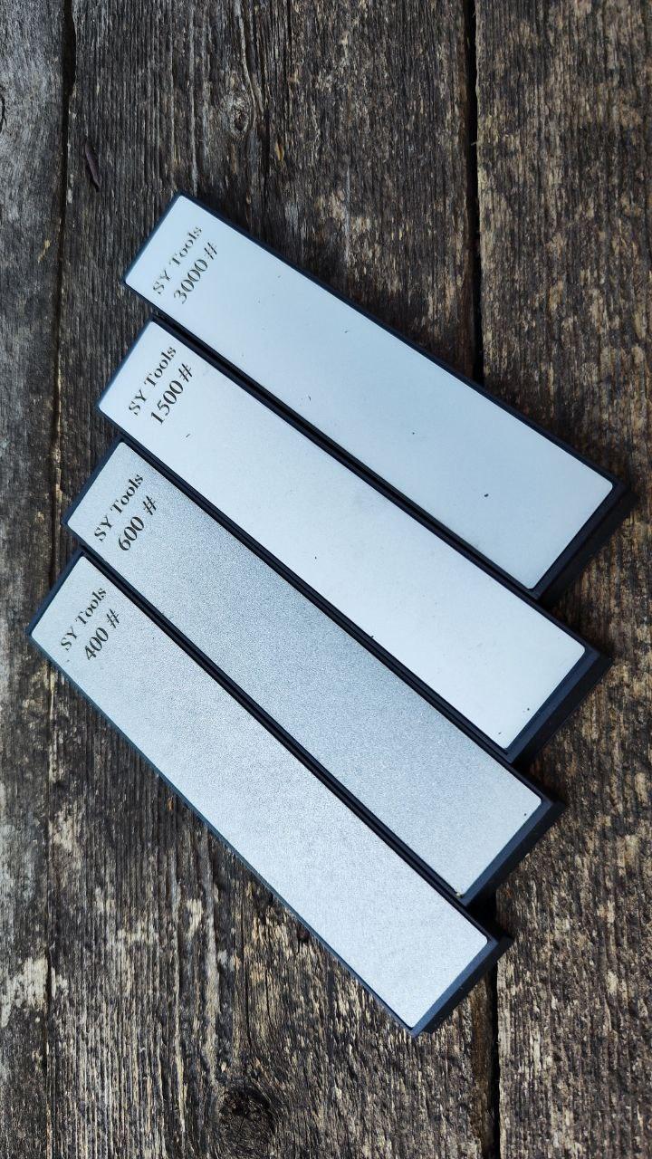 Набір алмазних точильних каменів (400/600/1500/3000 GRIT) широкі