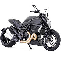 Игрушечный мотоцикл Ducati Diavel Carbon 1:12 металлическая модель TK Group