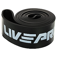 Гума для підтягувань та тренувань (стрічка силова) LiveUp SUPER BAND LP8410-XL Чорний