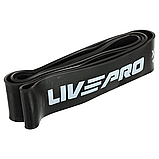 Гума для підтягувань та тренувань (стрічка силова) LiveUp SUPER BAND LP8410-XL Чорний, фото 3