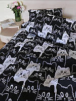 Постільна білизна Cats black&white