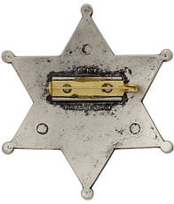 Значок Шерифа, знак зірка Окружний Шериф , подарунковий значок, фото 4