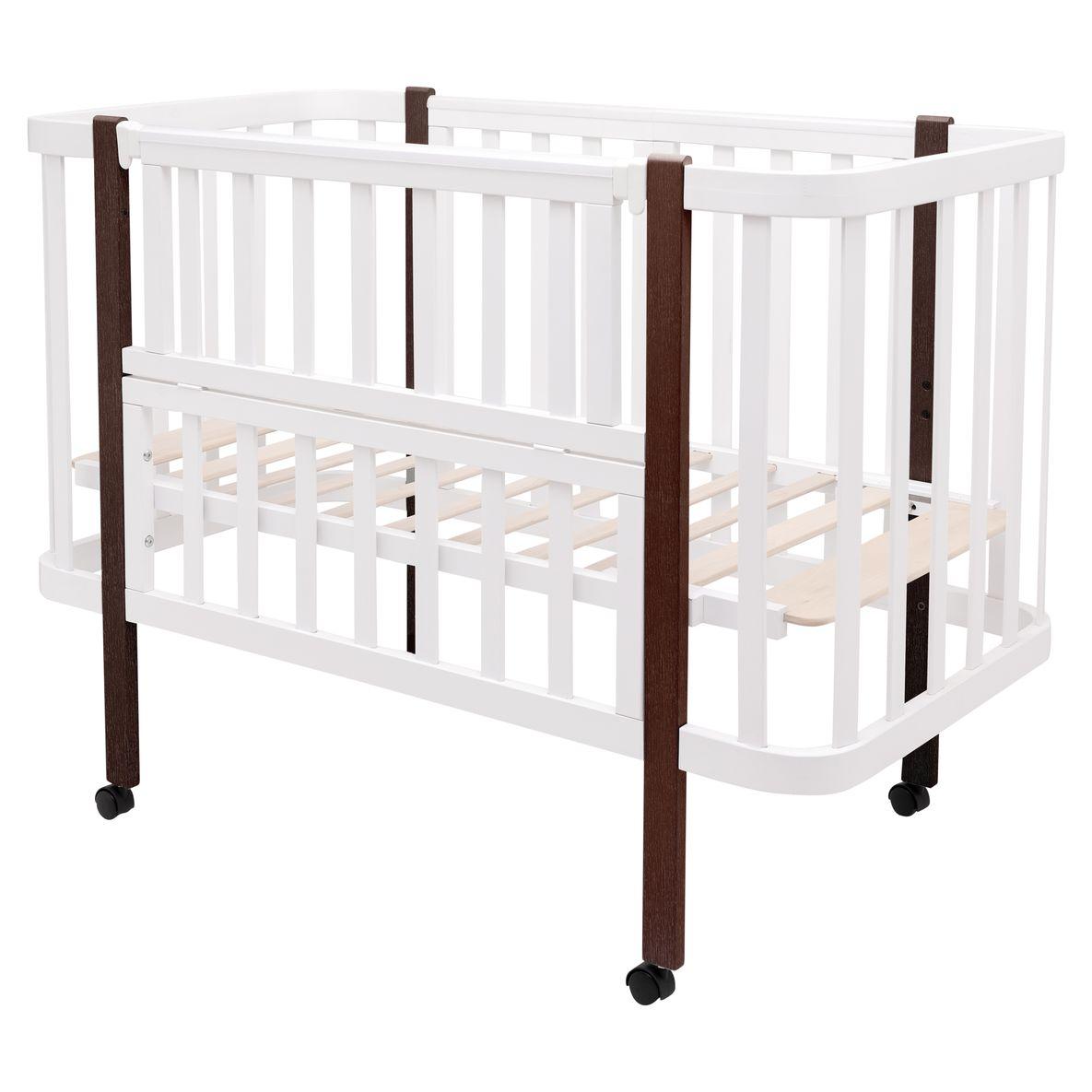 Ліжко Babyroom Місяць LU-1  білий / венге, фото 1