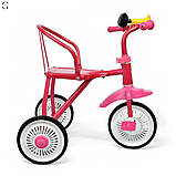 Триколісний велосипед М 5335 для дітей 1.5–4 років, гумові колеса, клаксон, сталева рама, до 25 кг, фото 2