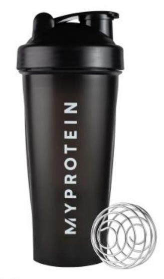 Шейкер My Protein black з металевим м'ячиком 600 мл