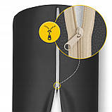 Валик для реабілітації та масажу 4FIZJO 100 x 30 см Black (P-5905973402965), фото 5