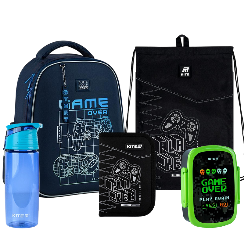 Шкільний набір 5 в 1 GoPack Education Level Up set_GO25-165M-7