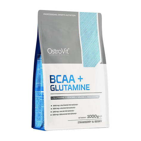 BCAA+Glutamine (1 kg, lemon), фото 1