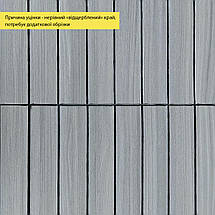 УЦІНКА. Покриття вінілове самоклеюче 3D рейки 600х600х2,8мм Тік сивий SW-00002966, фото 4