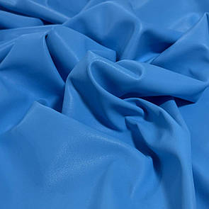 Тканина шкірозамінник на замшевій основі стрейч щільна 145 см Бірюзовий