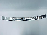 Накладка на задній бампер для Audi A4 B9 2015-2022 Хром-нерж (TAN24)