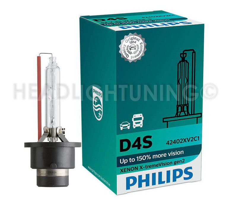 Ксенонова лампа Philips D4S X-tremeVision gen2 42402XV2C1 +150%